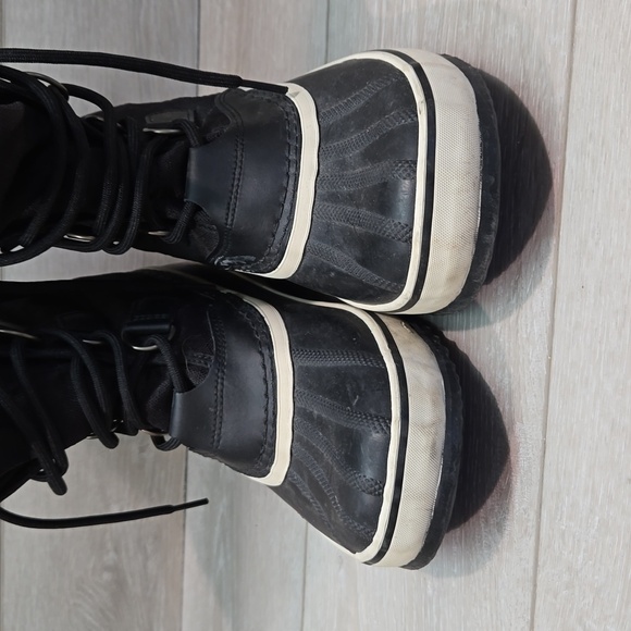 Sorel Women Caribou Waterproof Insulated lined boots rubber shoes sz 8 - Picture 5 of 15